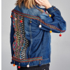 Chaqueta Jean Bordada