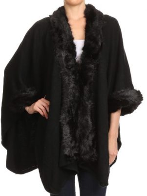 Capa Abierta Con Piel Imitación